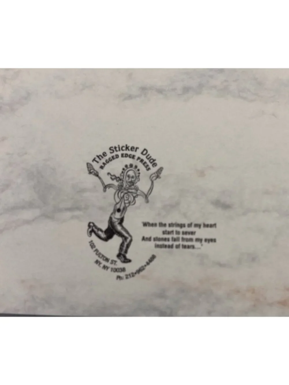 Grateful Dead Goodbye Jerry Garcia Stationery Cards Black Muddy River Lot of 18 - Picture 3 of 5